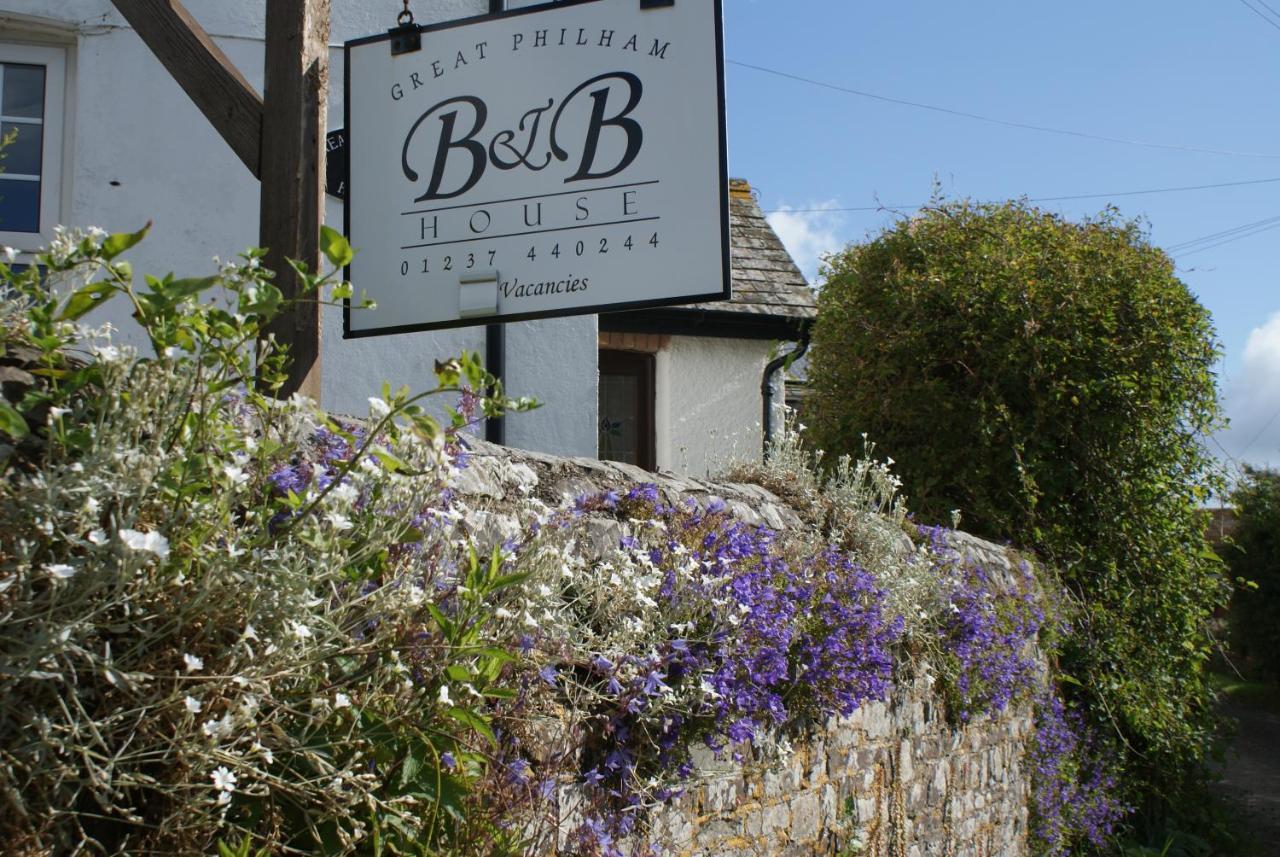 Great Philham House B&B Hartland Bagian luar foto